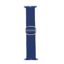 Phoner Hook Apple Watch S4/S5/S6/S7/S8/S9/SE/Ultra Csatos fonott Szövet Szíj 42/44/45/49mm - Kék okosóra kellék