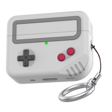 Phoner Nintendo Apple Airpods Pro 2 szilikon tok, fehér fülhallgató, fejhallgató tok
