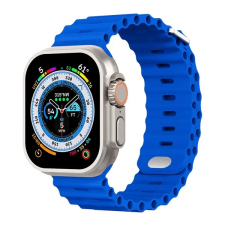  Phoner River Apple Watch 41/40/38 mm szilikon szíj, királykék okosóra kellék