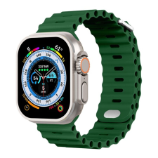 Phoner River Apple Watch 41/40/38 mm szilikon szíj, zöld okosóra kellék