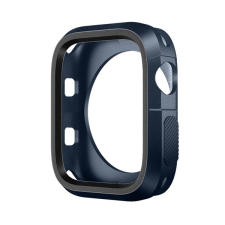 Phoner Twin Apple Watch szilikon tok, 41mm, éjkék/szürke okosóra kellék