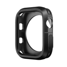 Phoner Twin Apple Watch szilikon tok, 41mm, fekete okosóra kellék