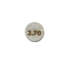 PIAGGIO (OEM) PIAGGIO GENUINE PART CM144323 szelep shim (2,70 mm) minden 50cc 4 ütemű robogóhoz PIAGGIO (OEM) Motor alkatrészek Tömítések Egyéb tömítések