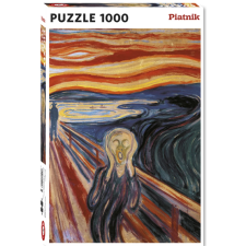 Piatnik Puzzle játék 1000 darabos puzzle Edvard Munch Sikoly puzzle, kirakós