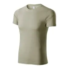 Piccolio P73 Paint unisex póló világos khaki színben férfi póló