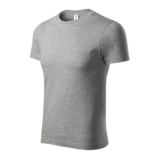 Piccolio P73 Piccolio Paint unisex póló sötétszürke melírozott - M