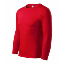 Piccolio P75 Piccolio Progress LS unisex pólók Piros - S munkaruha