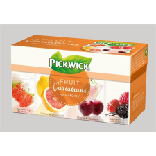 Pickwick Gyümölcstea, 20x2 g, , eper-tejszín, citrom-grapefruit, vaddmeggy-joghurt, málna-szeder tea