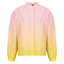 Pieces Ingek / Blúzok PCBIBIANE LS WVN SHIRT Rózsaszín EU S blúz