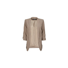 Pieces Kabátok / Blézerek PCBOSS 3/4 PRINTED BLAZER Barna EU L