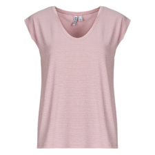 Pieces Rövid ujjú pólók PCBILLO TEE LUREX STRIPES Lila EU L női póló