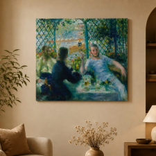  Pierre-Auguste Renoir - Ebéd a Fournaise étteremben vászonképa dekoráció
