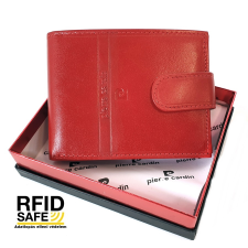 Pierre Cardin RF védett, kis nyelves piros pénztárca PC21255 pénztárca