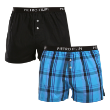 Pietro Filipi 2PACK férfi bő szárú boxeralsók Pietro Filipi többszínű (2TC004) M férfi alsó
