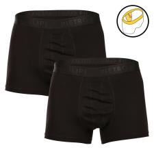 Pietro Filipi 2PACK férfi boxeralsó Pietro Filipi golyó tartó fekete (2BCL001) L férfi alsó