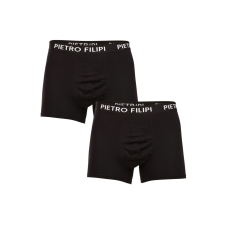 Pietro Filipi 2PACK férfi boxeralsó Pietro Filipi golyó tartó fekete (2BCL002) XL férfi alsó