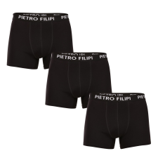 Pietro Filipi 3PACK Férfi boxeralsó Pietro Filipi fekete (3BCL002) L férfi alsó