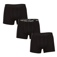 Pietro Filipi 3PACK Férfi boxeralsó Pietro Filipi fekete (3BCL005) M férfi alsó