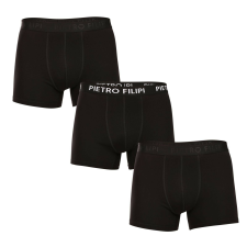 Pietro Filipi 3PACK Férfi boxeralsó Pietro Filipi fekete (3BCL005) XXL férfi alsó
