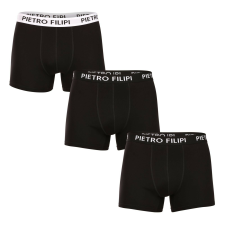 Pietro Filipi 3PACK Férfi boxeralsó Pietro Filipi fekete (3BCL006) L férfi alsó