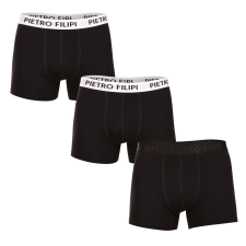 Pietro Filipi 3PACK Férfi boxeralsó Pietro Filipi fekete (3BCL007) M férfi alsó