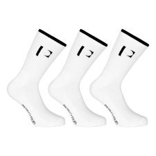 Pietro Filipi 3PACK zokni Pietro Filipi sport magas fehér (3POB2) M férfi zokni