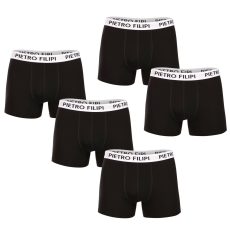 Pietro Filipi 5PACK Férfi boxeralsó Pietro Filipi fekete (5BCL003) XXL