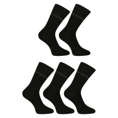 Pietro Filipi 5PACK zokni Pietro Filipi magas bambusz fekete (5PBV001) XL