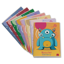 PIGNA Füzet Pigna Monster Galaxy A/4 tűzött 42 lapos kockás füzet