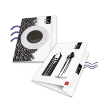 PIGNA Gumis mappa karton Pigna Black and White A/4 mappa