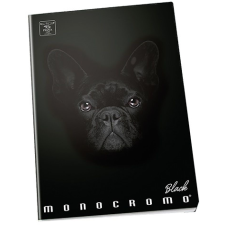 PIGNA Monocromo Black 42lapos A5 vonalas füzet füzet