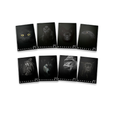PIGNA Monocromo Black A4 38lapos kockás füzet füzet