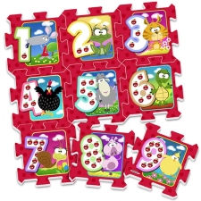  Pihe-puha habszivacs puzzle állatok és számok puzzle, kirakós