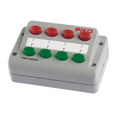 piko analóg vezérlő panel (4 kapcsoló, piros-zöld) vágány