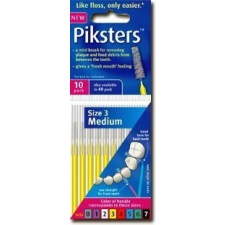 Piksters "3" méretű fogköztisztító kefe 10db fogápoló szer