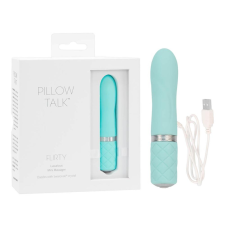 Pillow Talk Flirty - akkus rúd vibrátor (türkiz) fantázia ruha
