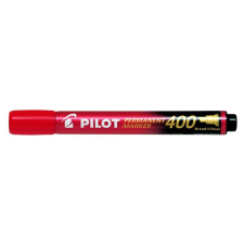 Pilot Alkoholos marker, 1,5-4 mm, vágott, PILOT "Permanent Marker 400", piros filctoll, marker