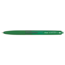 Pilot Golyóstoll, 0,22 mm, nyomógombos, PILOT Super Grip G, zöld (PSGGNYZ) toll