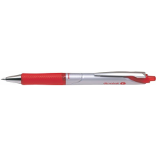 Pilot Golyóstoll, 0,25 mm, nyomógombos, fém klip, PILOT "Acroball", piros toll