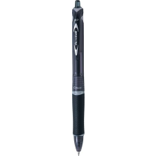 PILOT Golyóstoll, 0,25 mm, nyomógombos, PILOT "Acroball", fekete toll