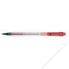 Pilot Golyóstoll, 0,27 mm, átlátszó tolltest, PILOT BP-S Matic, piros (PBPSMGP) toll