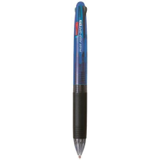 Pilot Golyóstoll, 0,27 mm, nyomógombos, négyszínű, PILOT "Feed GP4", kék test toll
