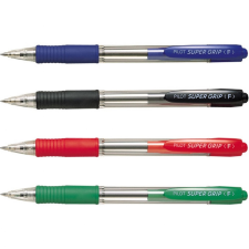 Pilot Golyóstoll 0,7 nyomógombos fekete SUPER GRIP FINE PILOT toll