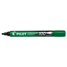 PILOT Magyarországi Fióktelepe Pilot Permanent marker 100 gömbölyű hegyű zöld filctoll, marker
