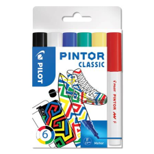Pilot Pintor F 1mm Dekormarker - Klasszikus színek (6db) filctoll, marker