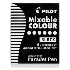 Pilot Töltőtoll patron,  "Parallel Pen", fekete toll