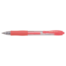 Pilot Zselés toll 0,7mm, nyomógombos Pilot G-2, írásszín neon piros toll