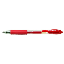 Pilot Zseléstoll, 0,25 mm, nyomógombos, PILOT &quot;G-2&quot;, piros toll