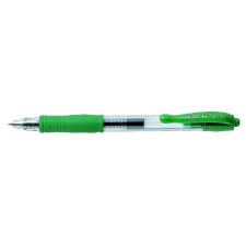 Pilot Zseléstoll, 0,25 mm, nyomógombos, PILOT "G-2", zöld toll