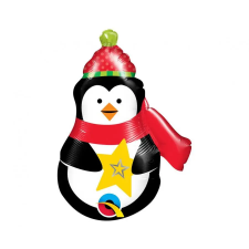  Pingvin Scarf fólia lufi 36 cm (WP) party kellék